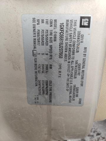 Photo 10 from auction – 2008 GMC YUKON XL D with VIN 1GKFC66818J207668