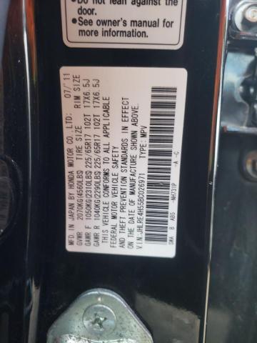 Photo 10 from auction – 2011 HONDA CR-V EX with VIN JHLRE4H55BC026971