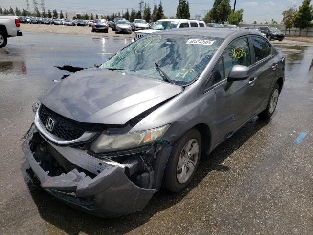 Photo 2 from auction – 2013 HONDA CIVIC LX with VIN 19XFB2F56DE209677
