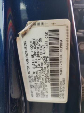 Photo 10 from auction – 2002 TOYOTA COROLLA CE with VIN 1NXBR12E02Z589779