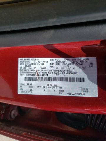 Photo 10 from auction – 2017 FORD F350 SUPER with VIN 1FT8W3BT1HEC44121
