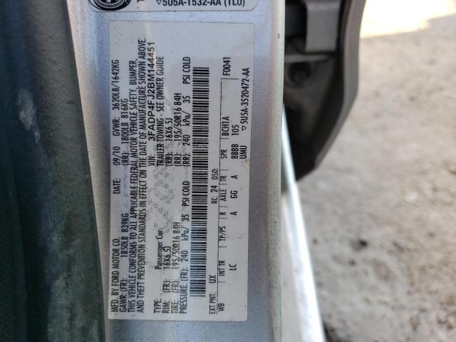 Photo 10 from auction – 2011 FORD FIESTA SES with VIN 3FADP4FJ2BM144451