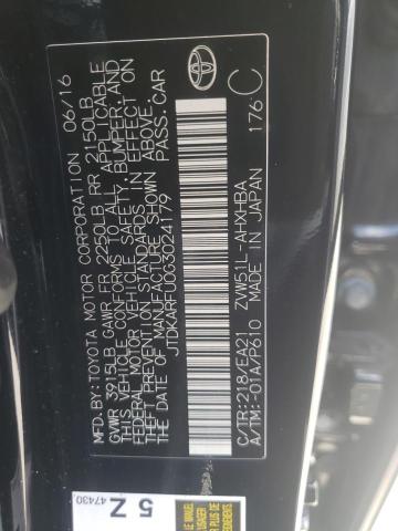 Photo 10 from auction – 2016 TOYOTA PRIUS with VIN JTDKARFU0G3024179
