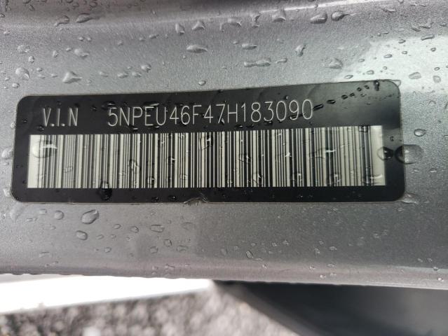 Photo 10 from auction – 2007 HYUNDAI SONATA SE with VIN 5NPEU46F47H183090