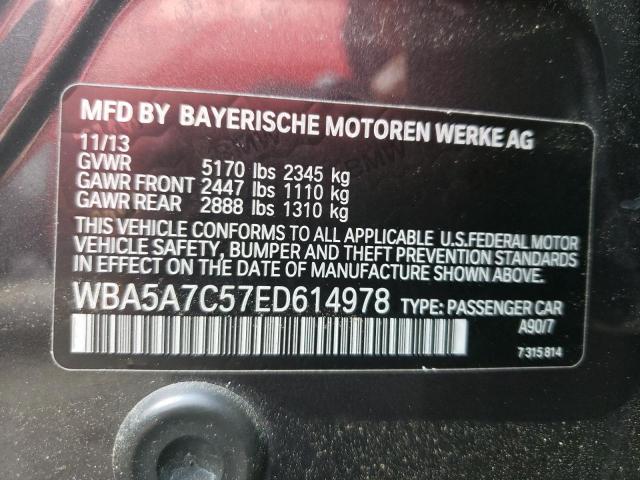 Photo 10 from auction – 2014 BMW 528 XI with VIN WBA5A7C57ED614978