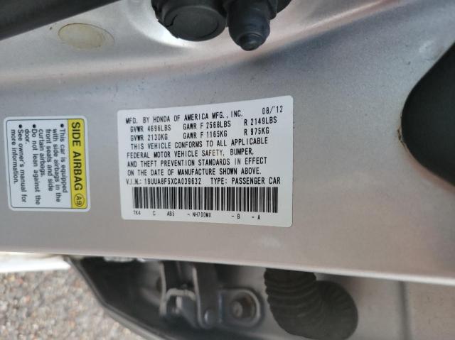 Photo 10 from auction – 2012 ACURA TL with VIN 19UUA8F5XCA039632
