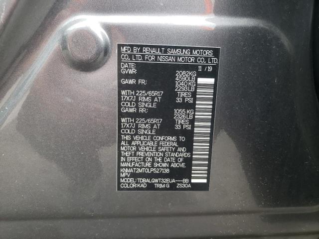 Photo 10 from auction – 2020 NISSAN ROGUE S with VIN KNMAT2MT0LP527138