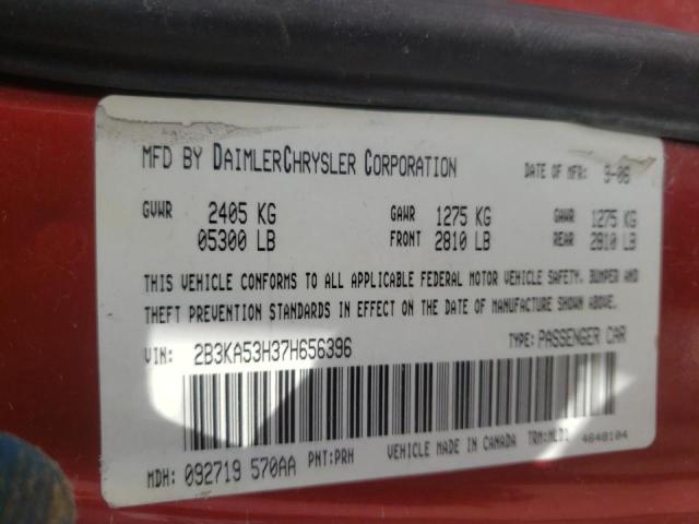 Photo 10 from auction – 2007 DODGE CHARGER R/ with VIN 2B3KA53H37H656396