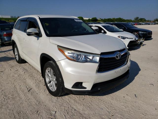 TOYOTA HIGHLANDER 2015 with VIN 5TDZARFH6FS011340 - Photo from auction