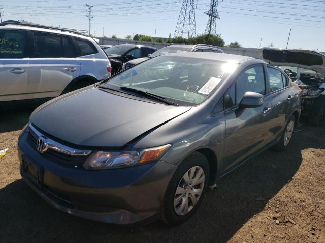 Photo 2 from auction – 2012 HONDA CIVIC LX with VIN 19XFB2F51CE001608