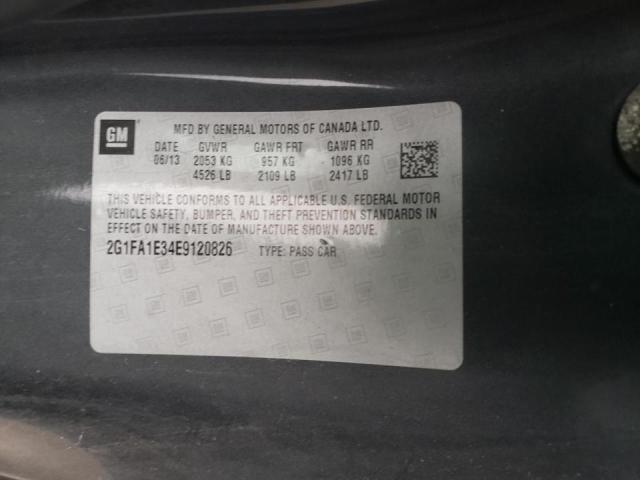 Photo 10 from auction – 2014 CHEVROLET CAMARO LS with VIN 2G1FA1E34E9120826