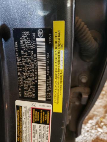Photo 10 from auction – 2010 TOYOTA CAMRY with VIN 4T1BF3EK4AU038310
