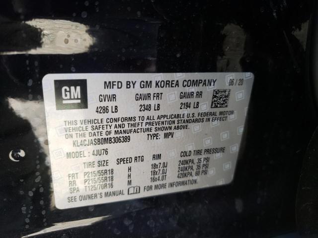 Photo 10 from auction – 2021 BUICK ENCORE PRE with VIN KL4CJASB0MB306389