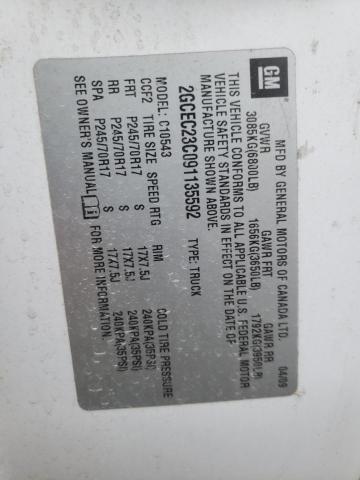 Photo 10 from auction – 2009 CHEVROLET SILVERADO with VIN 2GCEC23C091135592