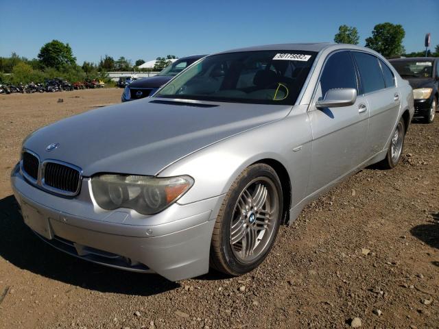 Photo 2 from auction – 2003 BMW 745 LI with VIN WBAGN63453DR18080