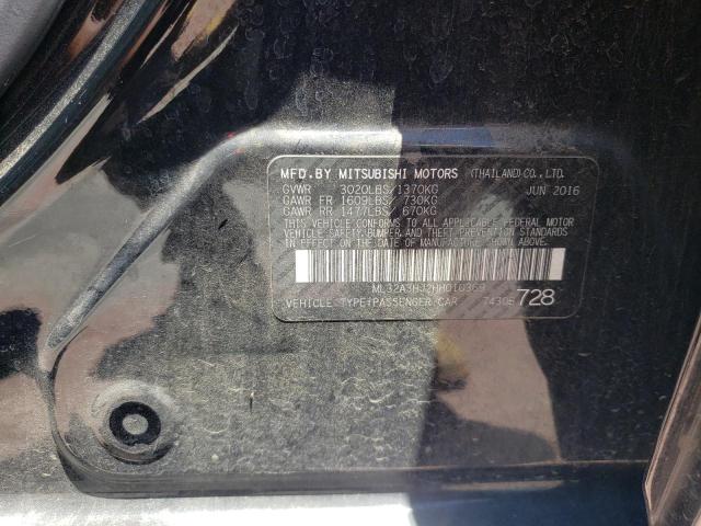 Photo 10 from auction – 2017 MITSUBISHI MIRAGE ES with VIN ML32A3HJ2HH010369