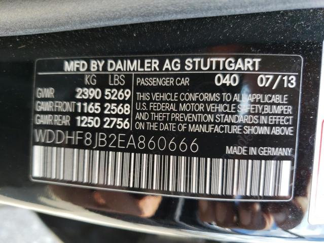 Photo 10 from auction – 2014 MERCEDES-BENZ E 350 4MAT with VIN WDDHF8JB2EA860666