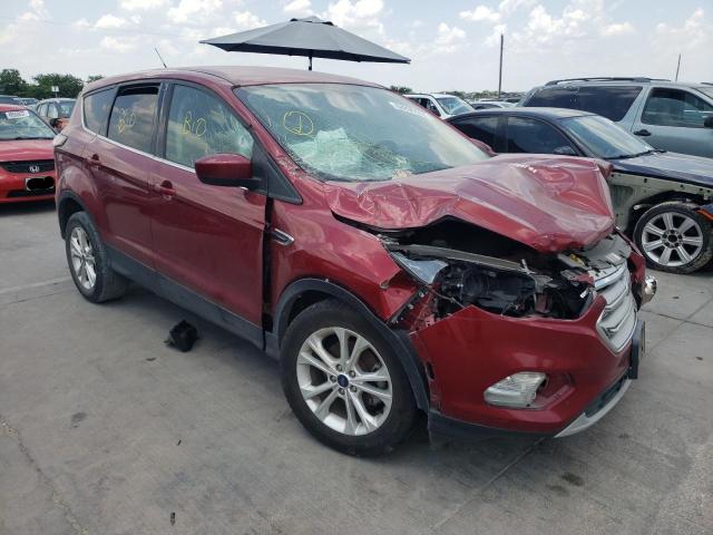 FORD ESCAPE SE 2017 with VIN 1FMCU0GD8HUA81212 - Photo from auction