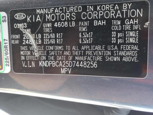Photo 10 from auction – 2013 KIA SPORTAGE L with VIN KNDPBCA25D7448256