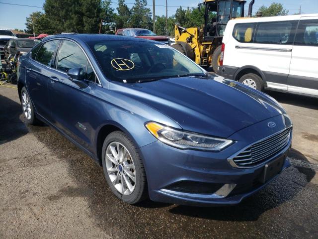 FORD FUSION SE 2018 with VIN 3FA6P0PU4JR245308 - Photo from auction