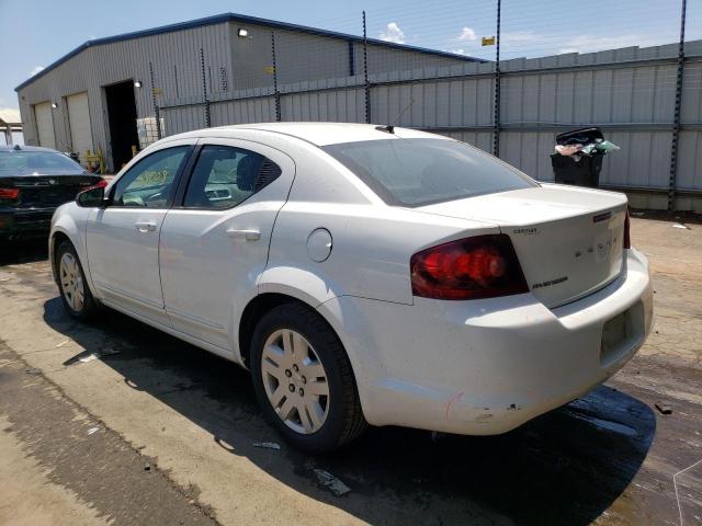 Photo 3 from auction – 2012 DODGE AVENGER SE with VIN 1C3CDZAB4CN323484