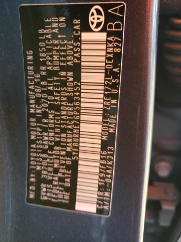 Photo 10 from auction – 2016 TOYOTA COROLLA L with VIN 5YFBURHE7GP563452
