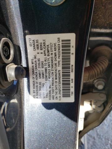 Photo 10 from auction – 2017 HONDA CIVIC EX with VIN 2HGFC1F30HH654479