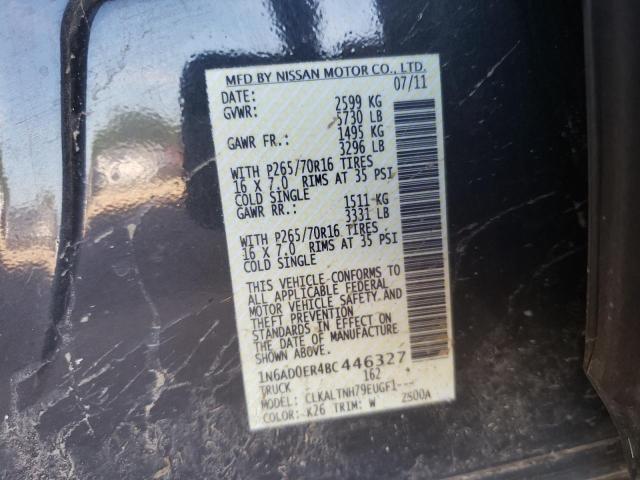 Photo 10 from auction – 2011 NISSAN FRONTIER S with VIN 1N6AD0ER4BC446327