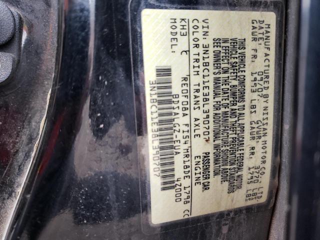 Photo 10 from auction – 2008 NISSAN VERSA S with VIN 3N1BC11E38L390707