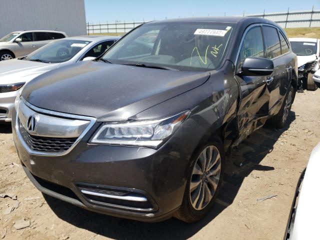 Photo 2 from auction – 2014 ACURA MDX TECHNO with VIN 5FRYD4H60EB022367