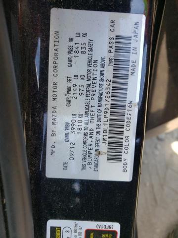 Photo 10 from auction – 2013 MAZDA 3 I with VIN JM1BL1LP9D1726342