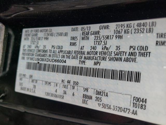 Photo 10 from auction – 2013 FORD ESCAPE SE with VIN 1FMCU9G9XDUD66004