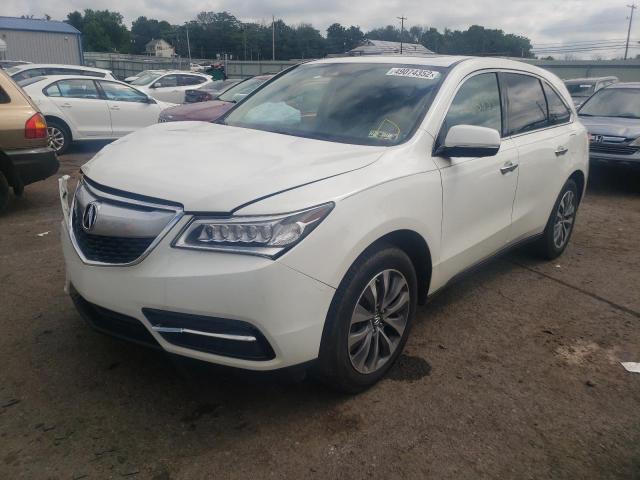 Photo 2 from auction – 2016 ACURA MDX TECHNO with VIN 5FRYD4H69GB054818
