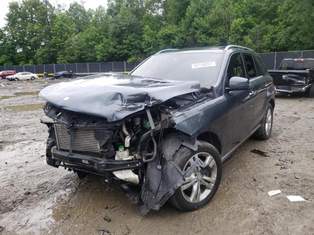 Photo 2 from auction – 2014 MERCEDES-BENZ ML 350 BLU with VIN 4JGDA2EB0EA328648