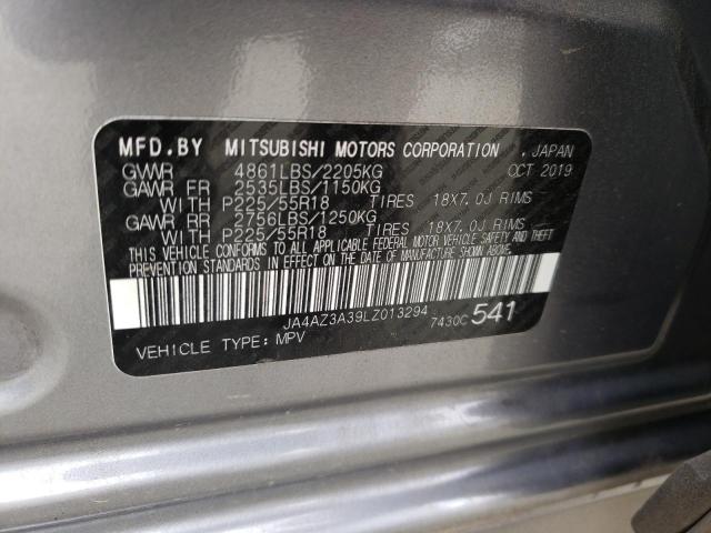 Photo 10 from auction – 2020 MITSUBISHI OUTLANDER with VIN JA4AZ3A39LZ013294