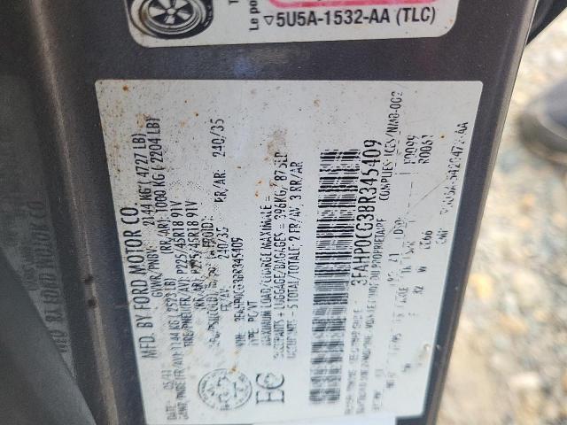 Photo 10 from auction – 2011 FORD FUSION SEL with VIN 3FAHP0CG3BR345409