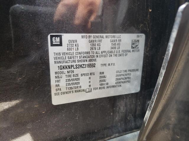 Photo 10 from auction – 2017 GMC ACADIA DEN with VIN 1GKKNPLS2HZ316592