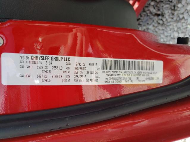 Photo 10 from auction – 2015 DODGE GRAND CARA with VIN 2C4RDGBG8FR513218