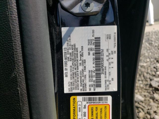 Photo 10 from auction – 2016 FORD FUSION TIT with VIN 3FA6P0K92GR132761