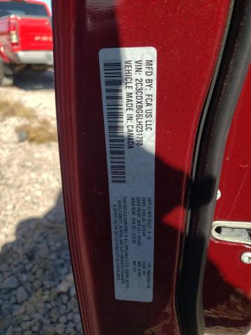 Photo 10 from auction – 2020 DODGE CHARGER SX with VIN 2C3CDXBG6LH231798