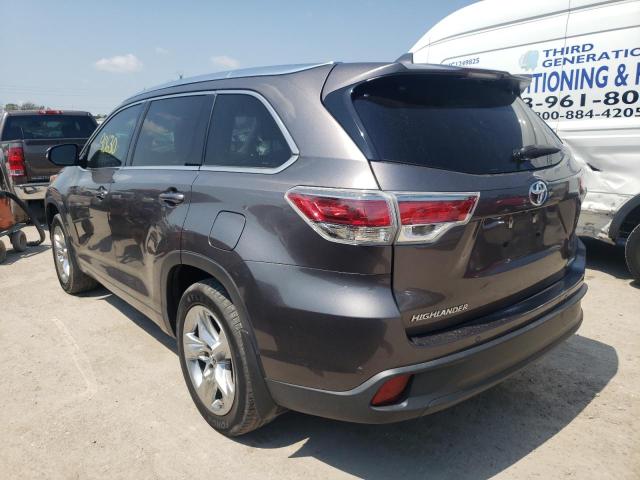 Photo 3 from auction – 2016 TOYOTA HIGHLANDER with VIN 5TDYKRFH4GS149081
