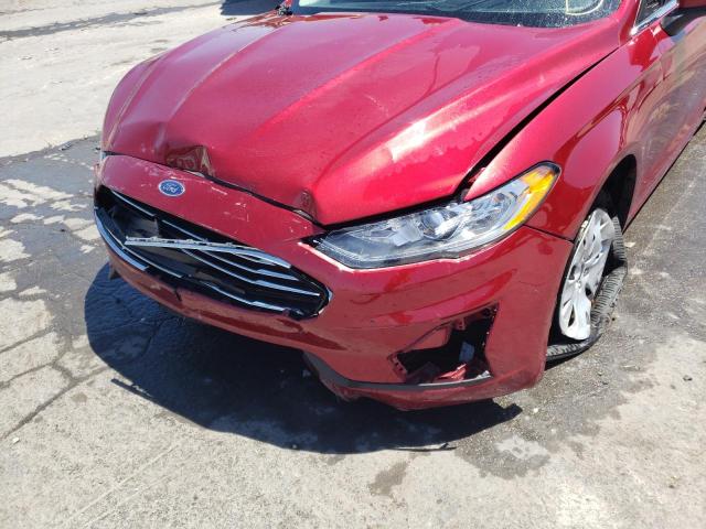 Photo 9 from auction – 2019 FORD FUSION S with VIN 3FA6P0G75KR229307