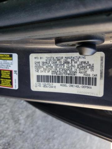 Photo 10 from auction – 2013 TOYOTA CAROLLA with VIN 5YFBU4EE7DP089201