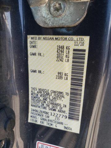 Photo 10 from auction – 2011 NISSAN ALTIMA S with VIN 1N4AL2EP0BC122779