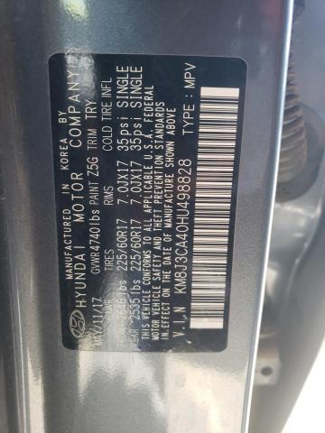 Photo 10 from auction – 2017 HYUNDAI TUCSON LIM with VIN KM8J3CA40HU498828