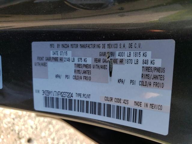 Photo 10 from auction – 2015 MAZDA 3 TOURING with VIN 3MZBM1V7XFM237204
