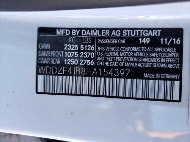 Photo 10 from auction – 2017 MERCEDES-BENZ 300 E with VIN WDDZF4JB8HA154397