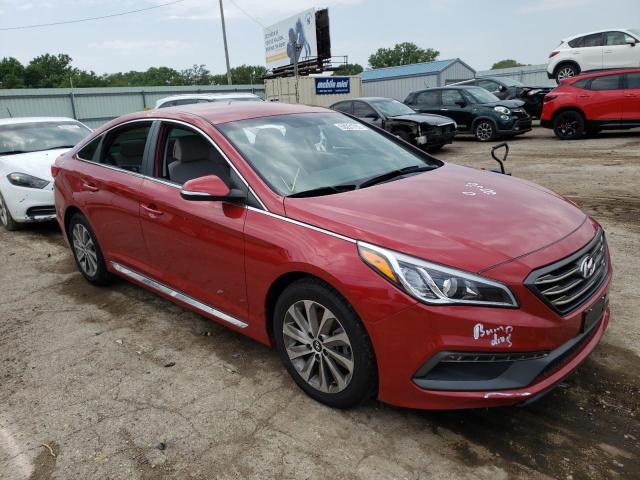 HYUNDAI SONATA SPO 2017 with VIN 5NPE34AF6HH501223 - Photo from auction