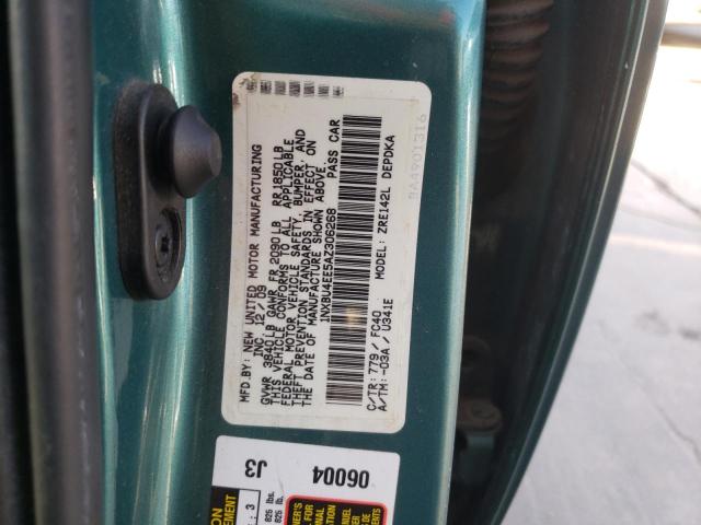 Photo 10 from auction – 2010 TOYOTA COROLLA BA with VIN 1NXBU4EE5AZ306268