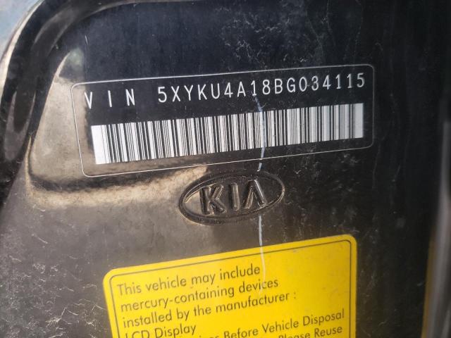 Photo 10 from auction – 2011 KIA SORENTO EX with VIN 5XYKU4A18BG034115